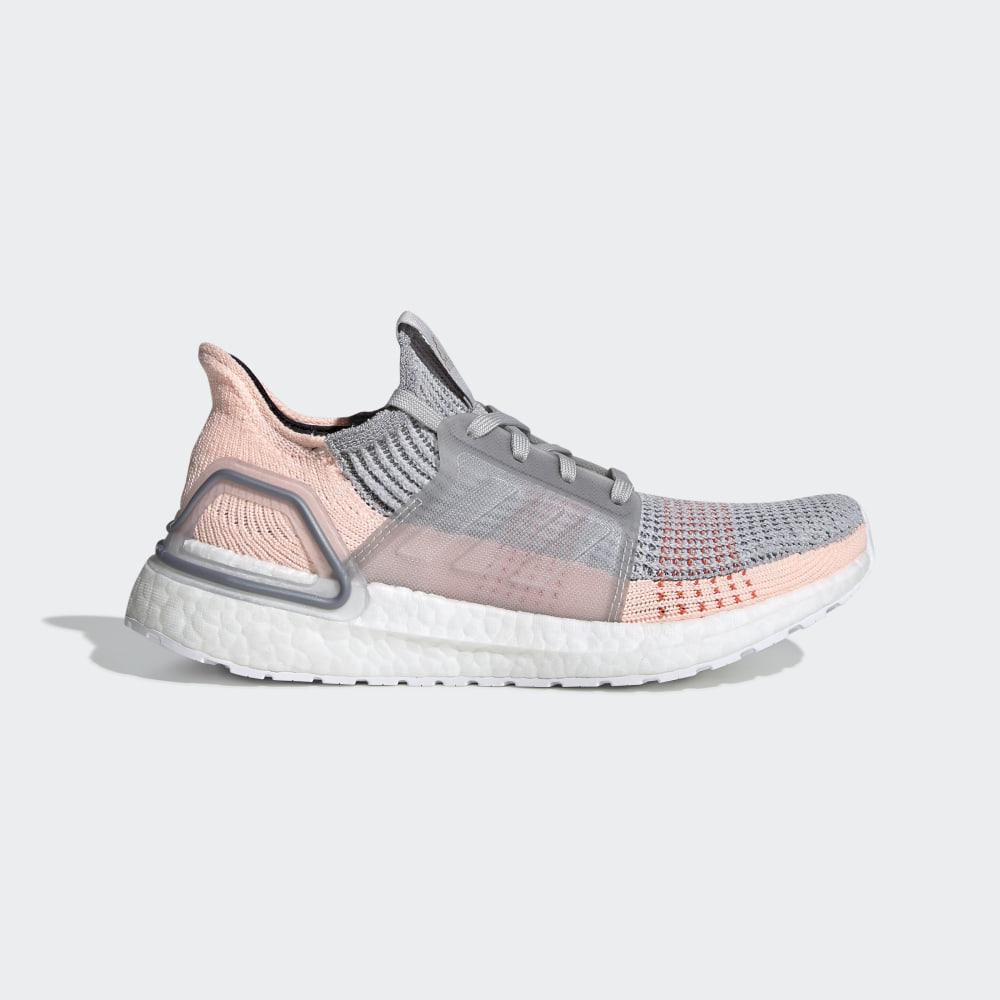 Adidasi Alergare Adidas Ultraboost 19 Dama Romania - Gri/Portocalii B75881